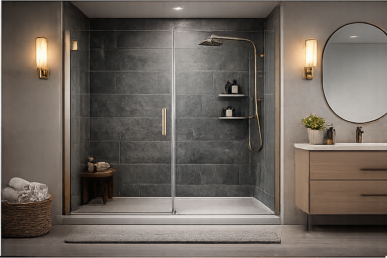 Luxury shower detail